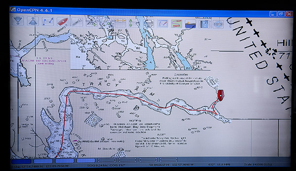 Tracy Arm map